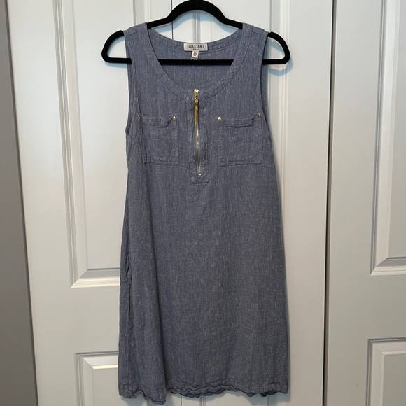 Ellen Tracy Linen dress. - Picture 1 of 7